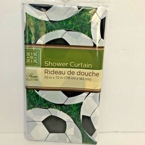 NIP Home Collection Shower Curtain 70 x 72 Soccer